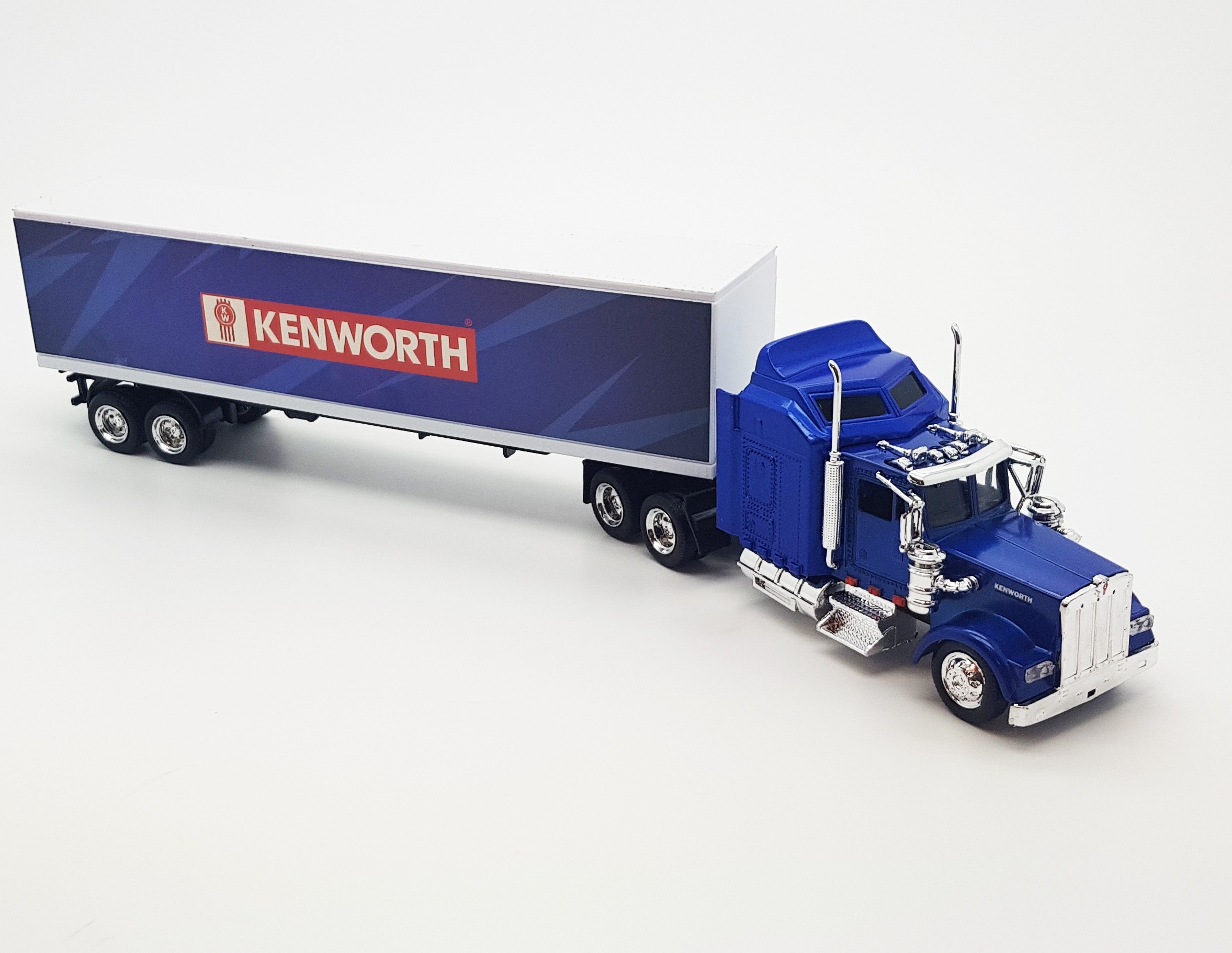 CAMION 1/43ème KW900 NEW CONTAINER BLEU