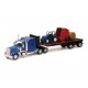 CAMION 1/32° KENWORTH W900 + TRACTEUR ET BALLE FOIN