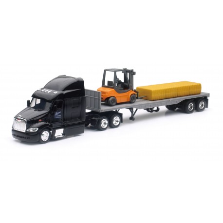 CAMION 1/43ème PETERBILT 387 CHARIOT + FOIN