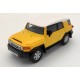 TOYOTA FJ CRUISER JAUNE TOP BLANC CARARAMA 1/43