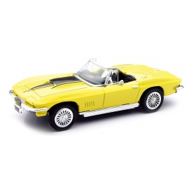 VOITURE AMERICAINE CHEVROLET CORVETTE 1967 JAUNE 1/43°