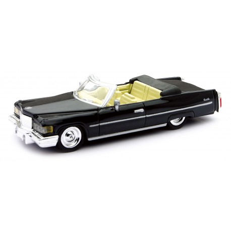 VOITURE AMERICAINE CADILLAC COUPE DE VILLE 1976 NOIRE 1/43°