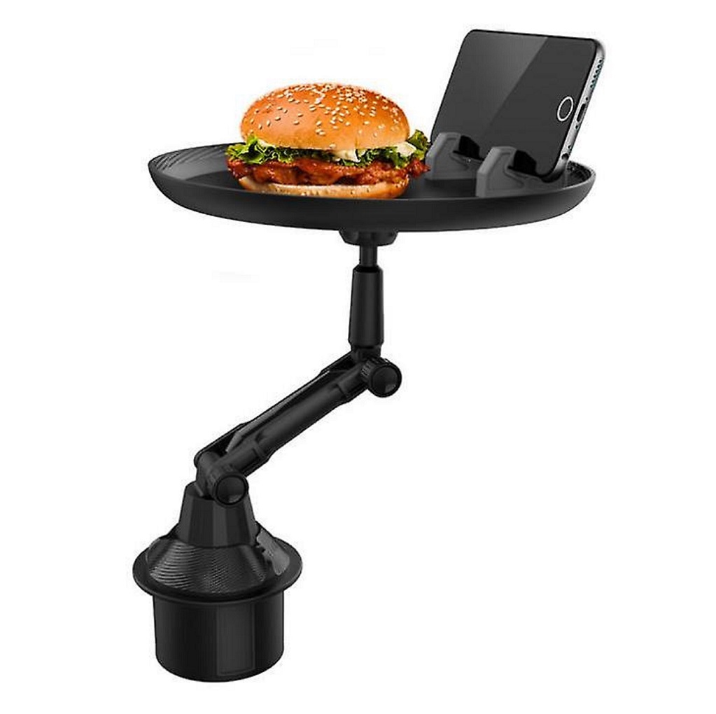 Plateau r&eacute;glable porte t&eacute;l&eacute;phone, boisson ou repas