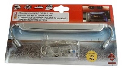 Eclairage de bord double LED 12V / 24V