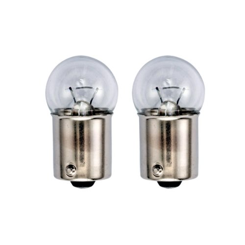 Paire d'ampoules sph&eacute;riques 12V 10W BA15S