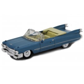 VOITURE AMERICAINE CADILLAC SERIES 62 1959 BLEU CIEL 1/43°