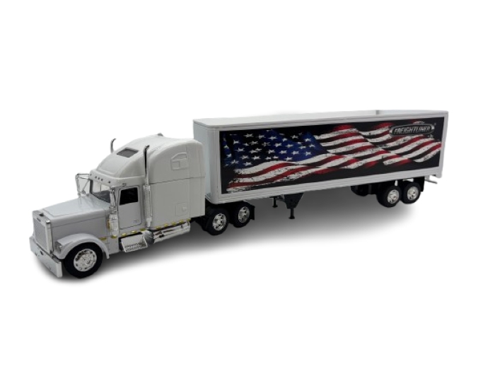 Camion 1/32 peterbilt 379 container 40' US PATRIOTS