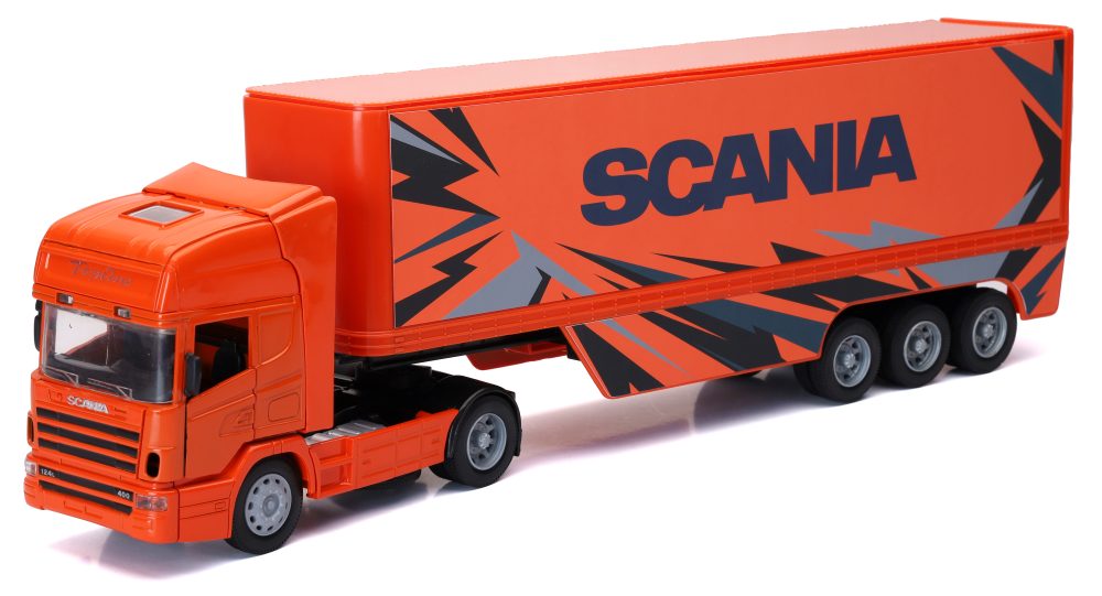 CAMION 1/32&deg; SCANIA  R124 / 400 AVEC CONTAINER