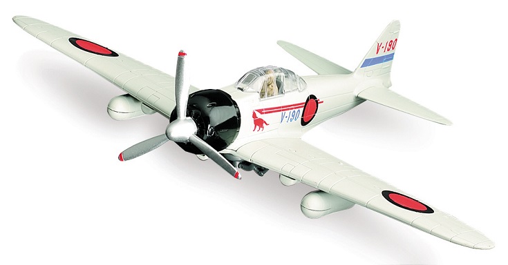 Maquette avion de chasse ZERO FIGHTER ( &eacute;chelle 1/48&egrave;me)&#160; 2&egrave;me guerre mondiale